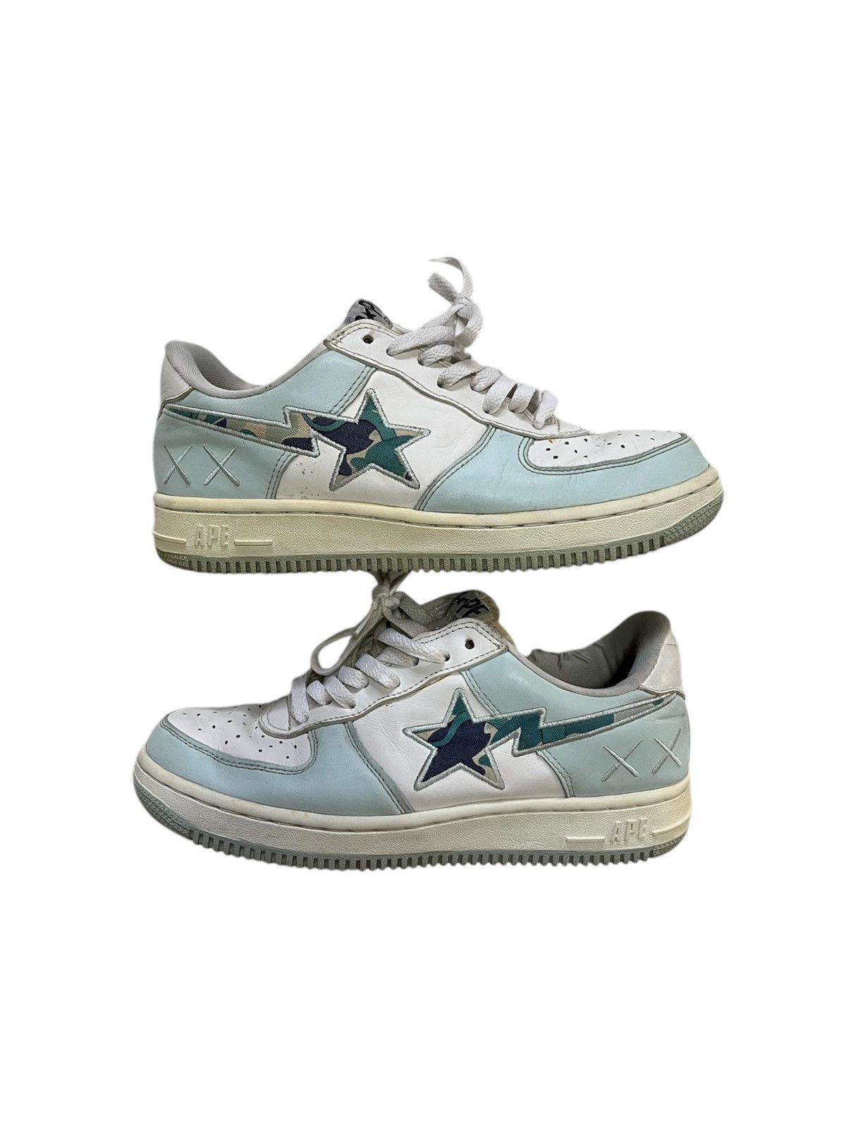 Bape × Kaws Bape sta x Kaws blue and white Size US 8.5 / EU 41-42 - 1 Thumbnail