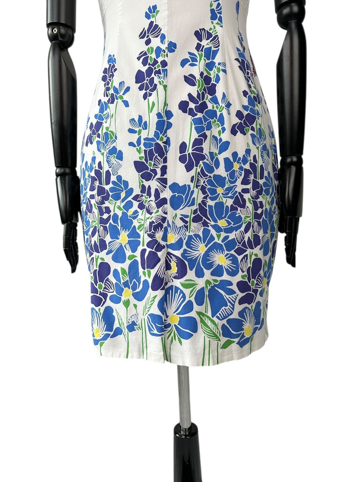 Karen Millen KAREN MILLEN Floral Print Zip Sheath Dress UK 12 Size M / US 6-8 / IT 42-44 - 8 Thumbnail