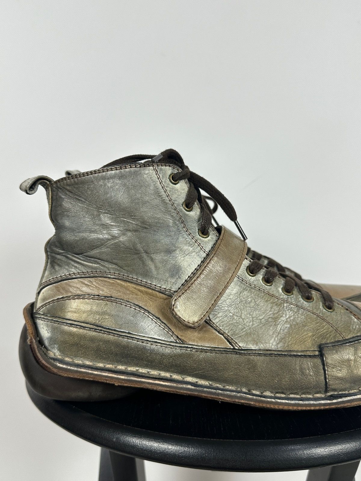 Marithe + Francois Girbaud 00s Vintage Marithé + François Girbaud High Top Sneakers Size US 8 / EU 41 - 13 Thumbnail