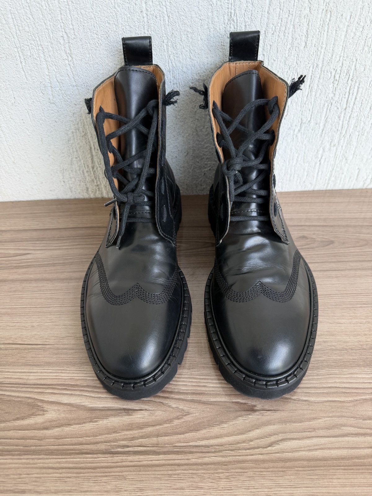 Maison Margiela Wing tip combat boots Size US 8 / EU 41 - 7 Thumbnail