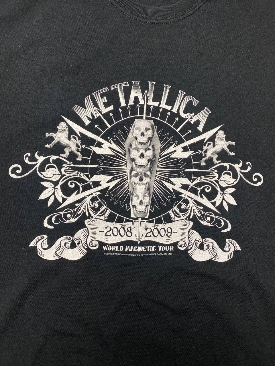 Band Tees Metallica 2008/2009 World Magnetic Tour T-Shirt Size US XL / EU 56 / 4 - 2 Thumbnail