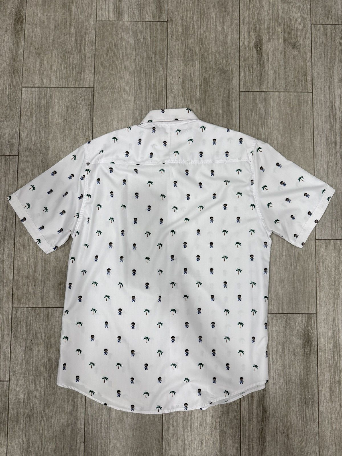 Other RSVLTS Bob Ross Happy Little Palm Trees Short Sleeve Shirt L Size US L / EU 52-54 / 3 - 8 Thumbnail