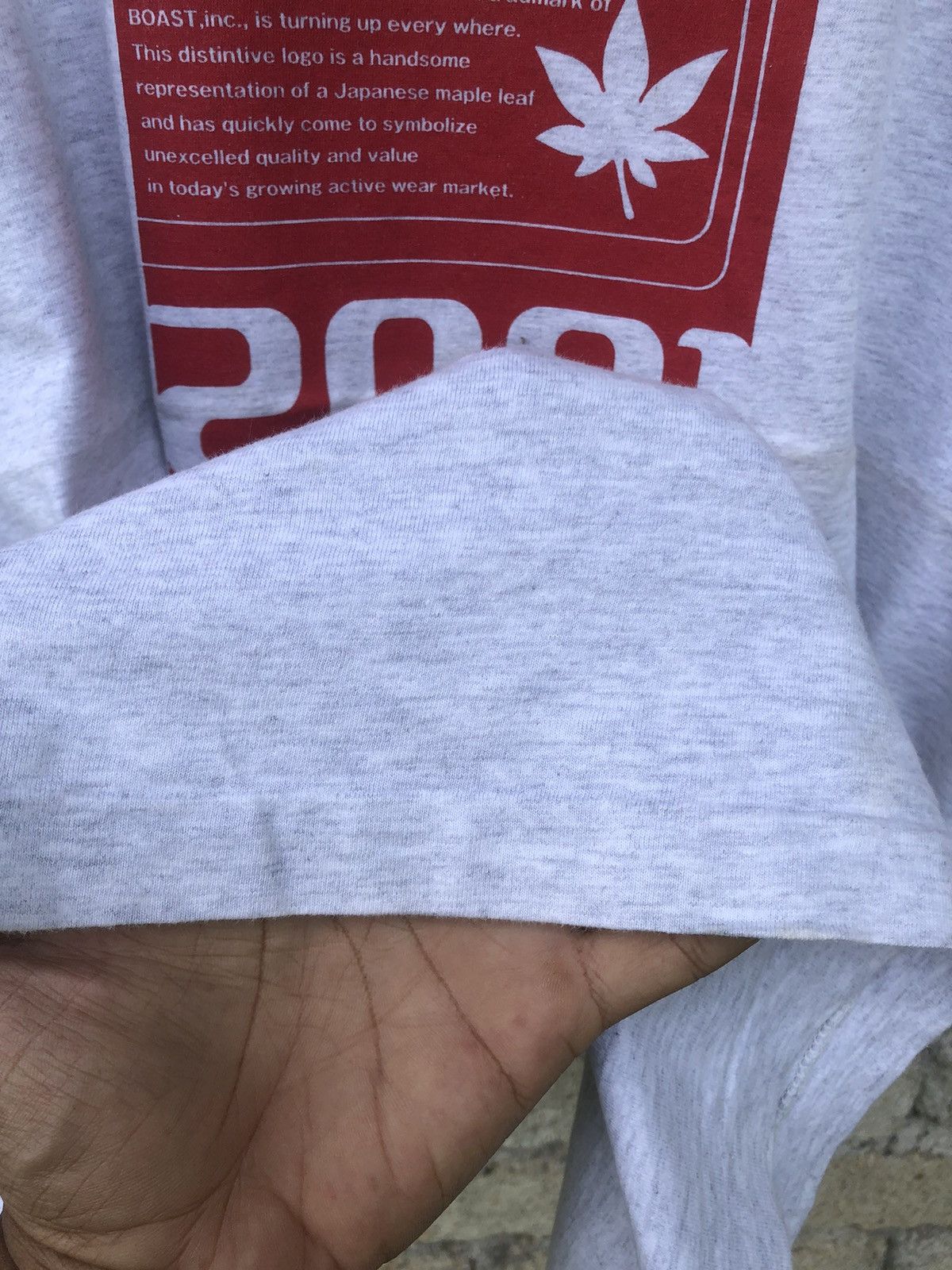 Japanese Brand Vintage BOAST USA MARIJUANA Big Logo Tee Size US XL / EU 56 / 4 - 5 Thumbnail