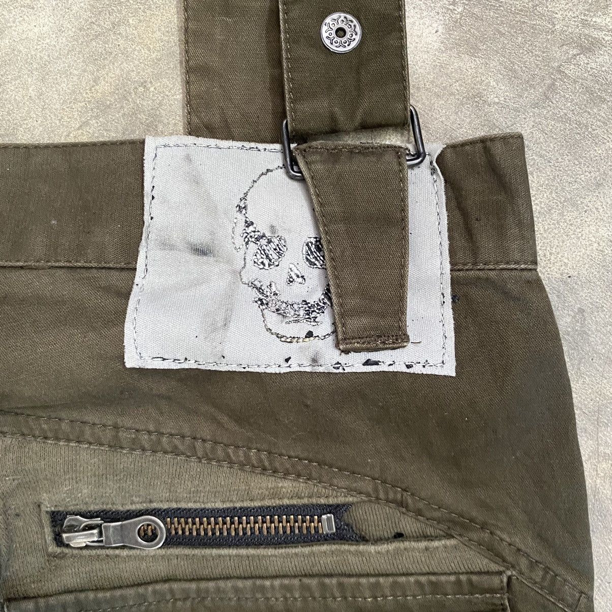Hysteric Glamour 2000s PPFM Suspender Multi Zip Pocket Cargo Pants Size US 30 / EU 46 - 7 Thumbnail