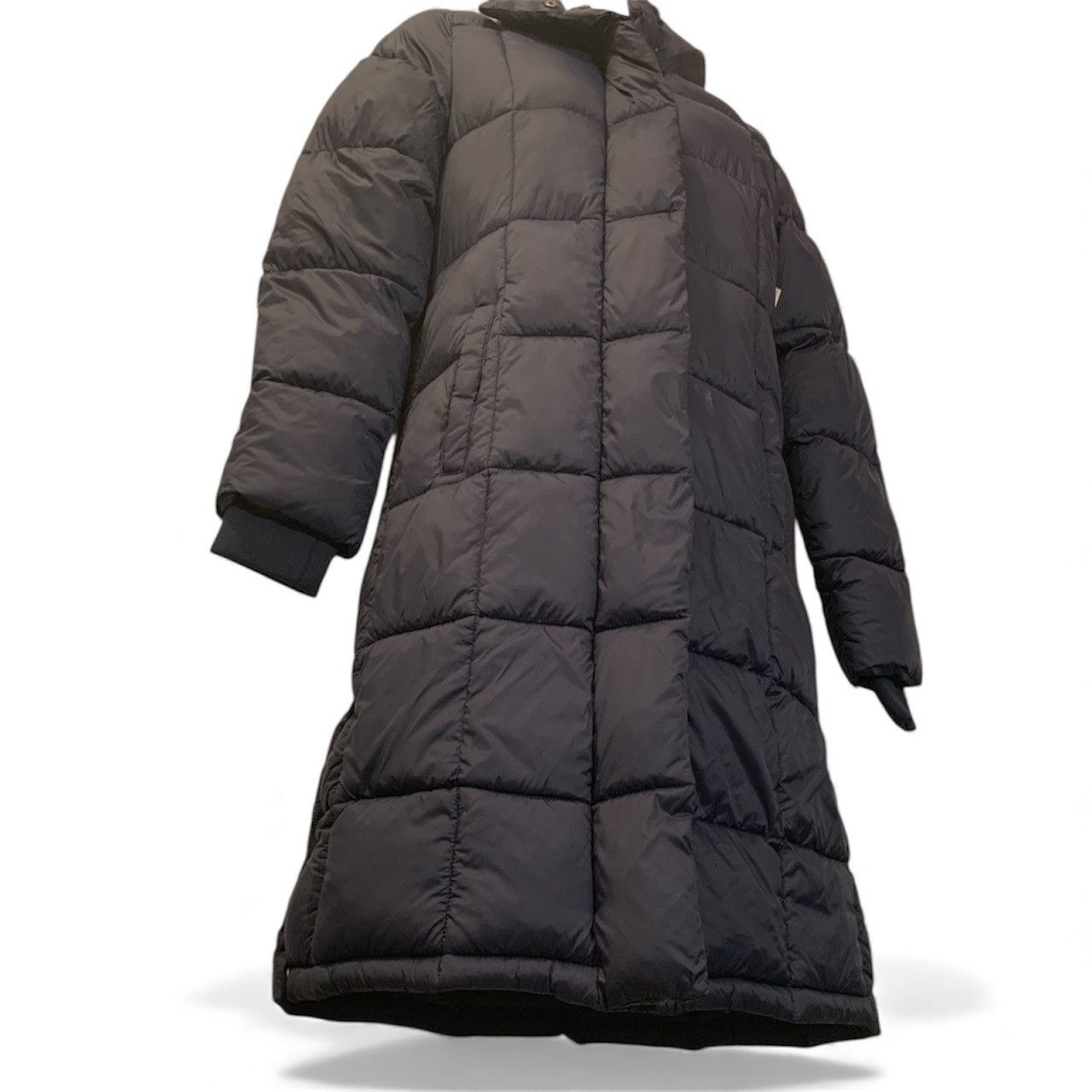 Other Long Navy Blue Puffer Coat (item#10043) Size XS / US 0-2 / IT 36-38 - 4 Thumbnail