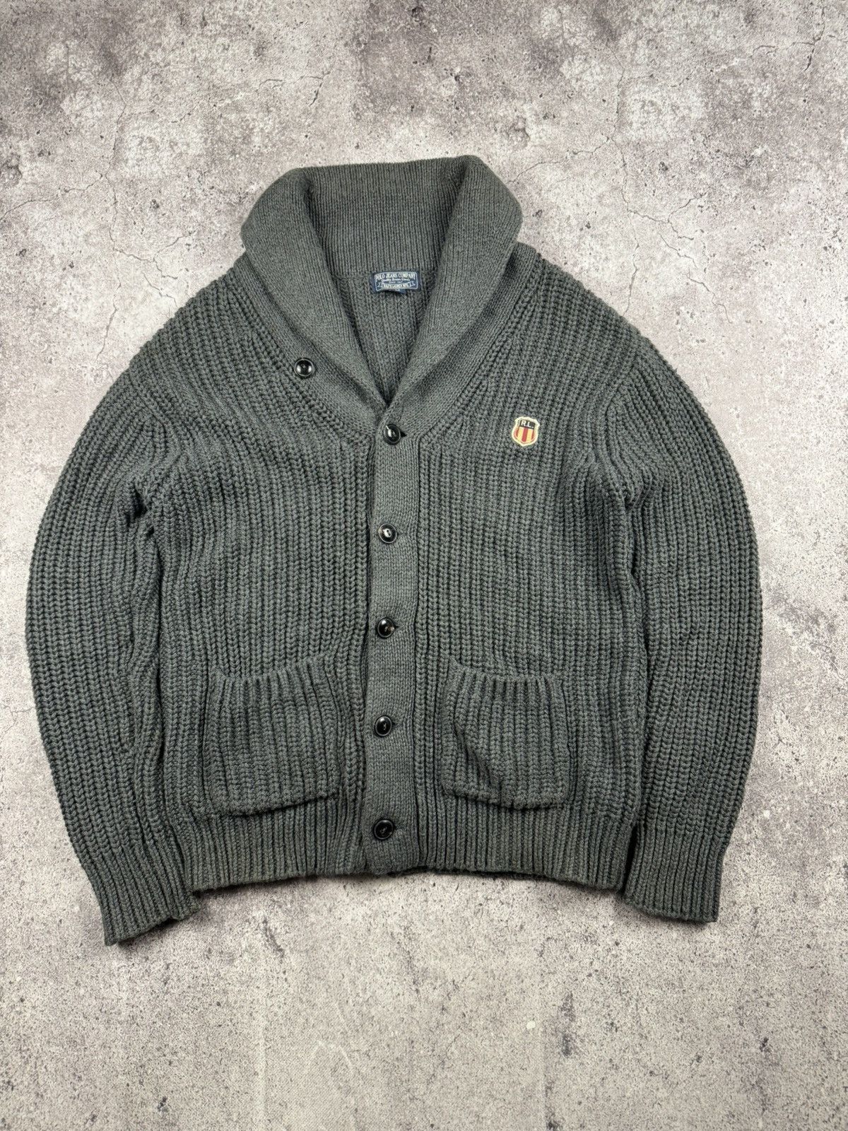 Polo Ralph Lauren Vintage Polo Ralph Lauren Cardigan Knitted Sweater Button-Up Size US M / EU 48-50 / 2 - 1 Thumbnail