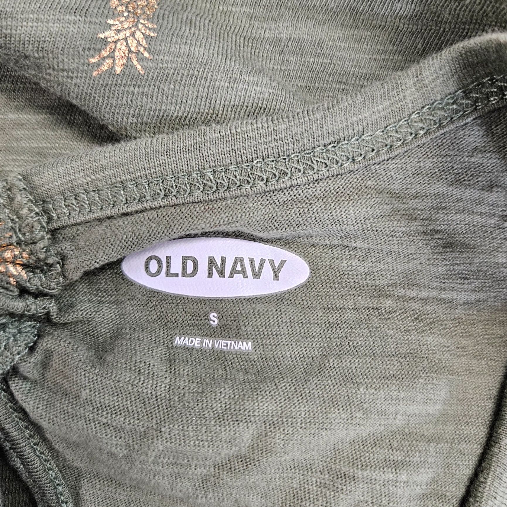 Old Navy Old Navy Womens Tank Top Sz Small Green Cotton Scoop Neck Pineapples Shirt Womens Short Sleeve Tank Top XS? Size S / US 4 / IT 40 - 6 Thumbnail