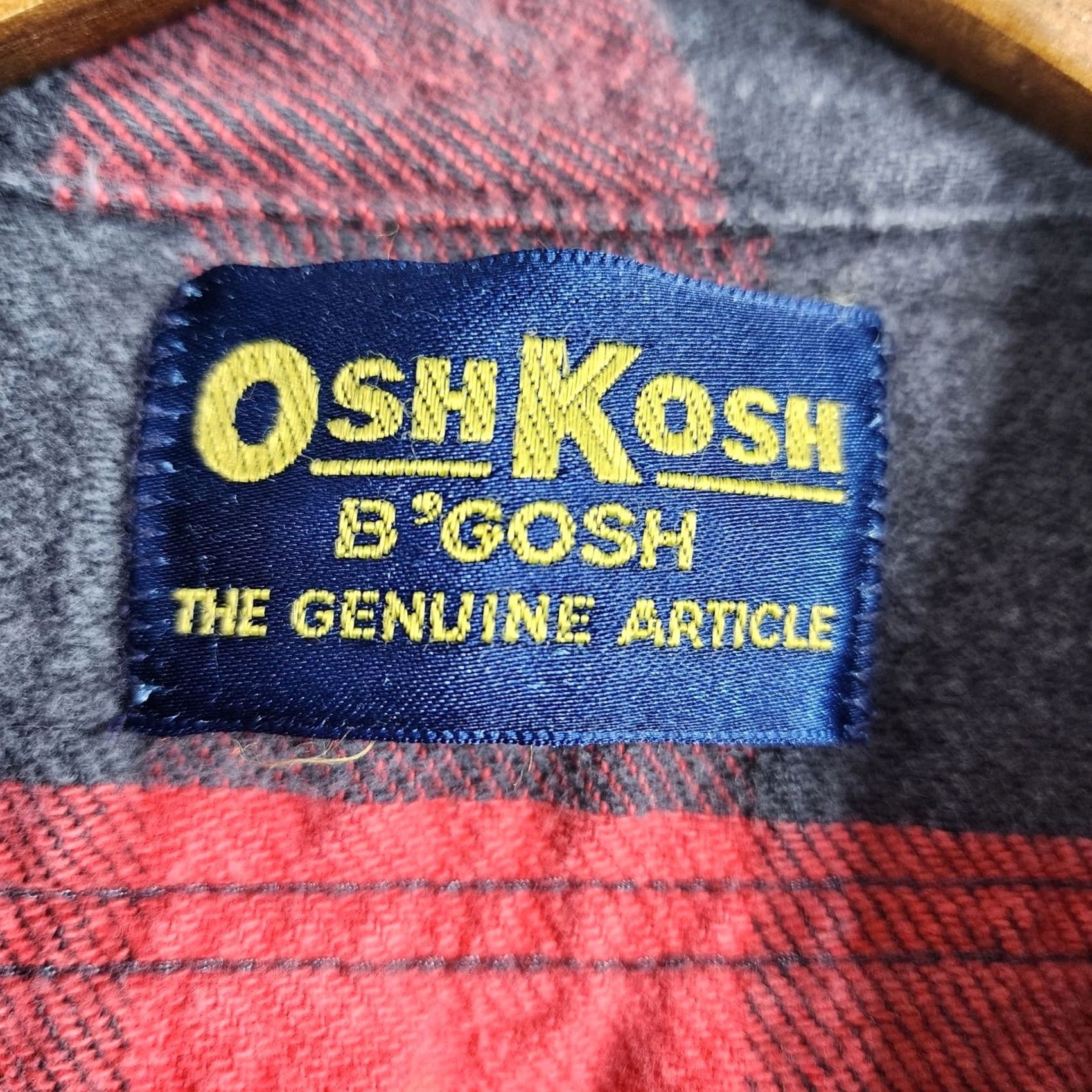Vintage VINTAGE OshKosh Flannel Shirt Medium Buffalo Plaid Shacket Woodsman Mens Size US M / EU 48-50 / 2 - 3 Thumbnail