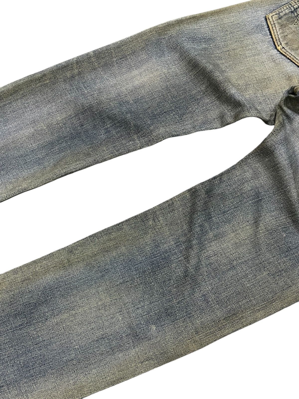 Edwin × If Six Was Nine × Levi's Edwin 505 Selvedge Muddy Wash Distressed Loose Jeans Size US 29 - 12 Thumbnail