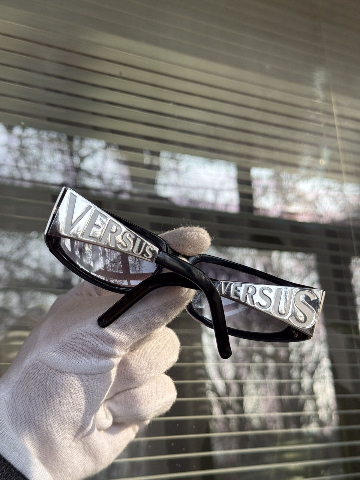 Versus Versace Versace Versus luxury sunglasses 00w big logo Size ONE SIZE - 5 Thumbnail