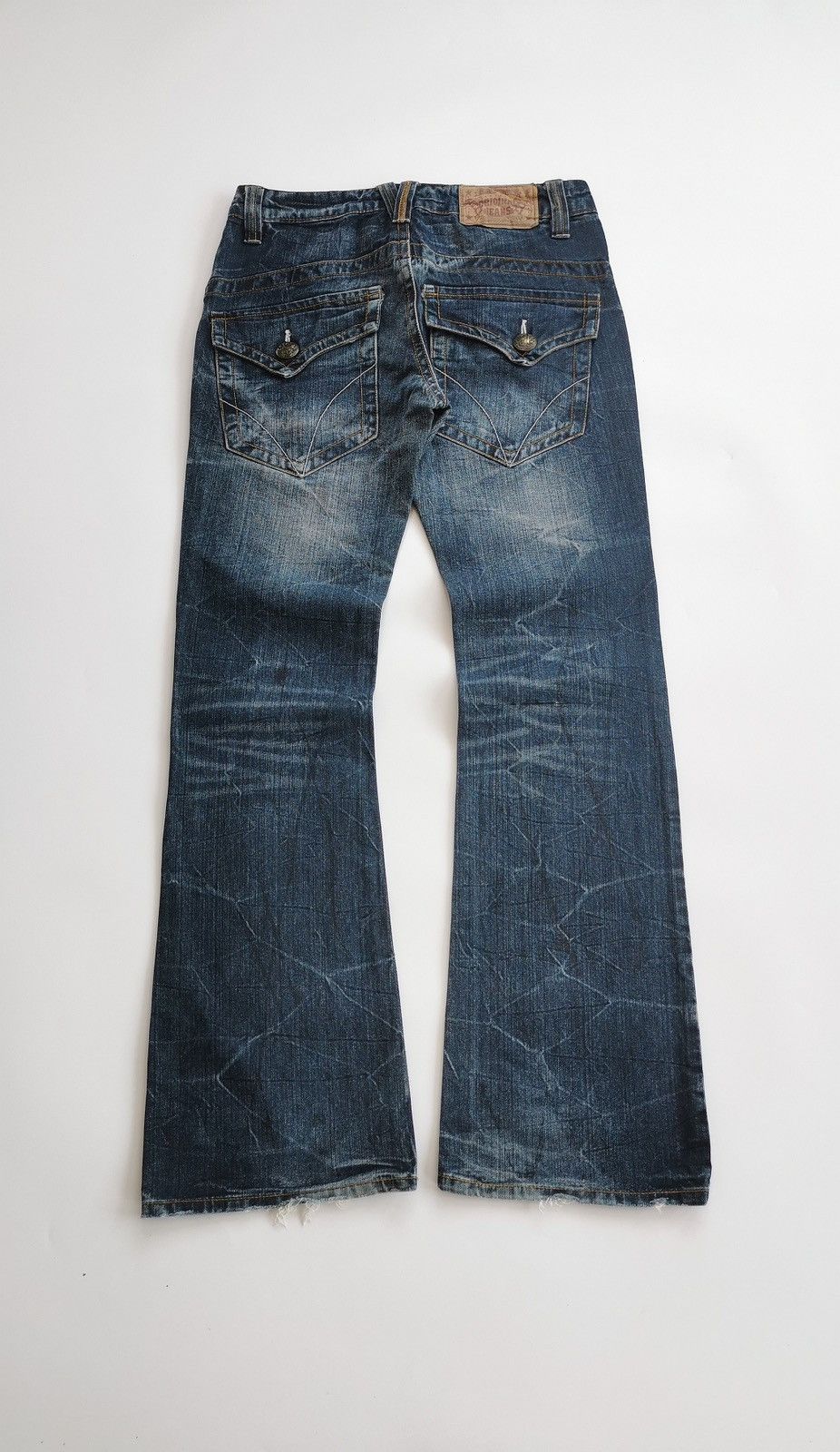 Japanese Brand Bootcut Original Jeans Japan Distressed Clawmark Denim Size US 30 / EU 46 - 14 Thumbnail