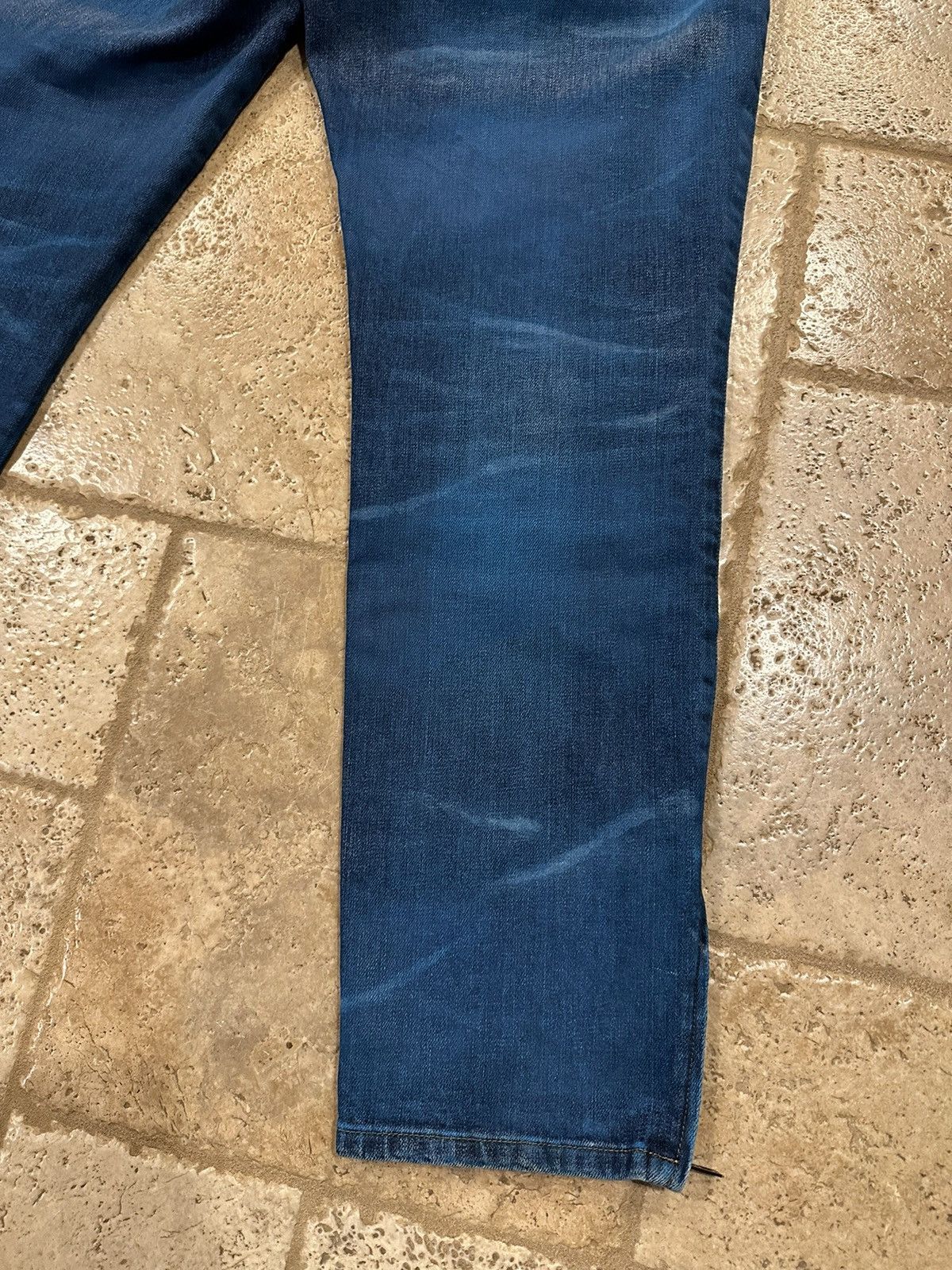 Chanel Chanel Coco Decorative Gradient Blue Painted Denim Jeans Size 34" / US 12 / IT 48 - 7 Thumbnail