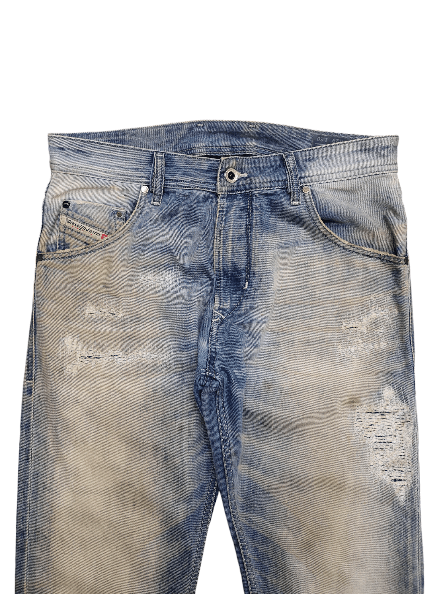 Diesel Vintage Y2k Diesel Krayver Slim Distress Rusty Denim Jeans Size US 30 / EU 46 - 2 Thumbnail