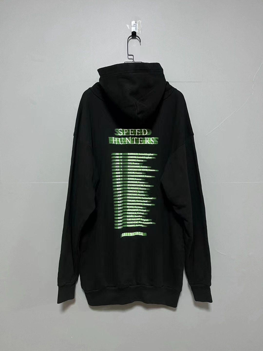 Balenciaga Balenciaga Green Band Hoodie 2501-Nextarrow Size US XXS / EU 40 - 2 Thumbnail