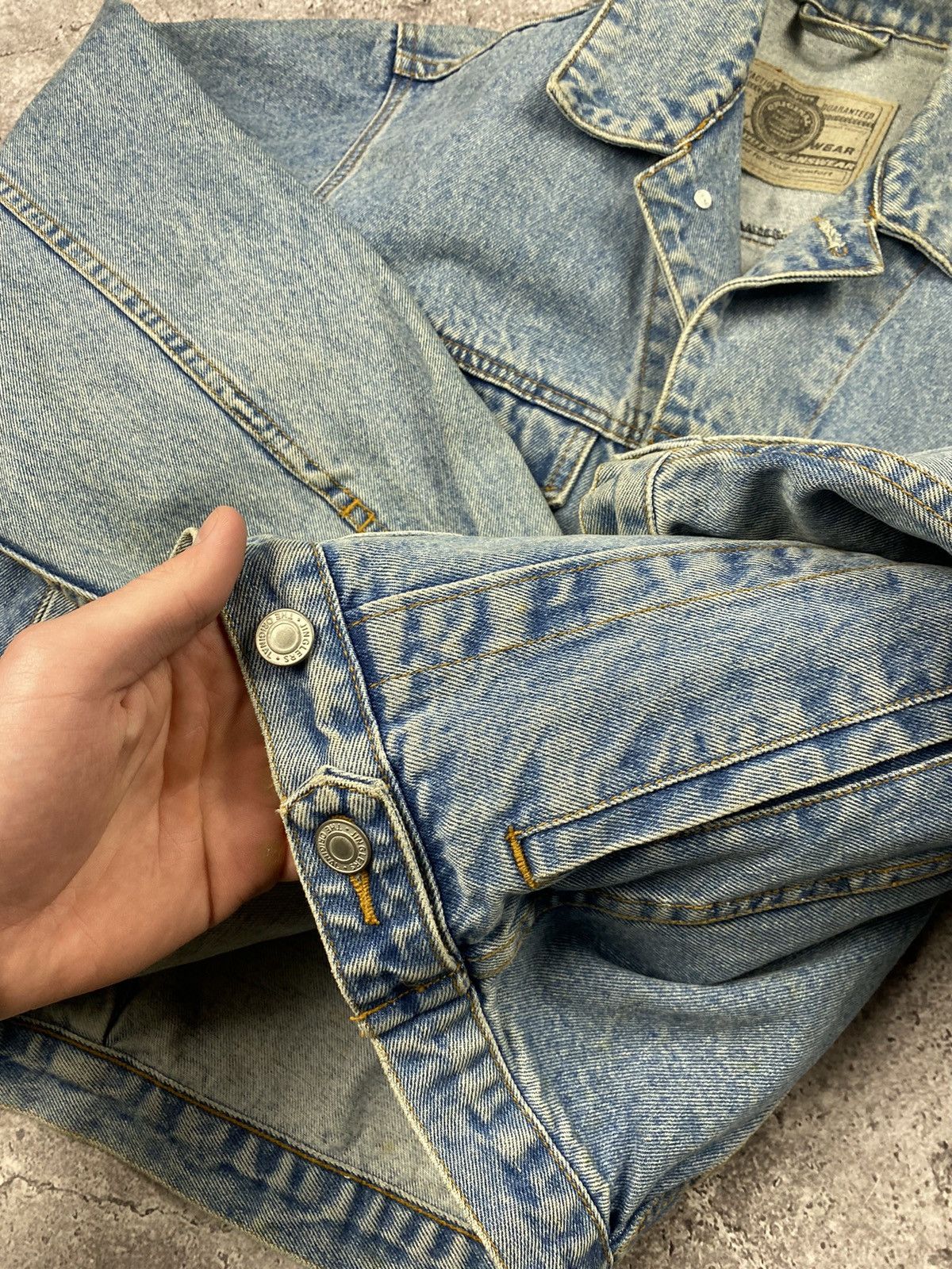 Japanese Brand × Vintage vintage japanese brands denim baggy jacket kapital style Size US S / EU 44-46 / 1 - 7 Thumbnail