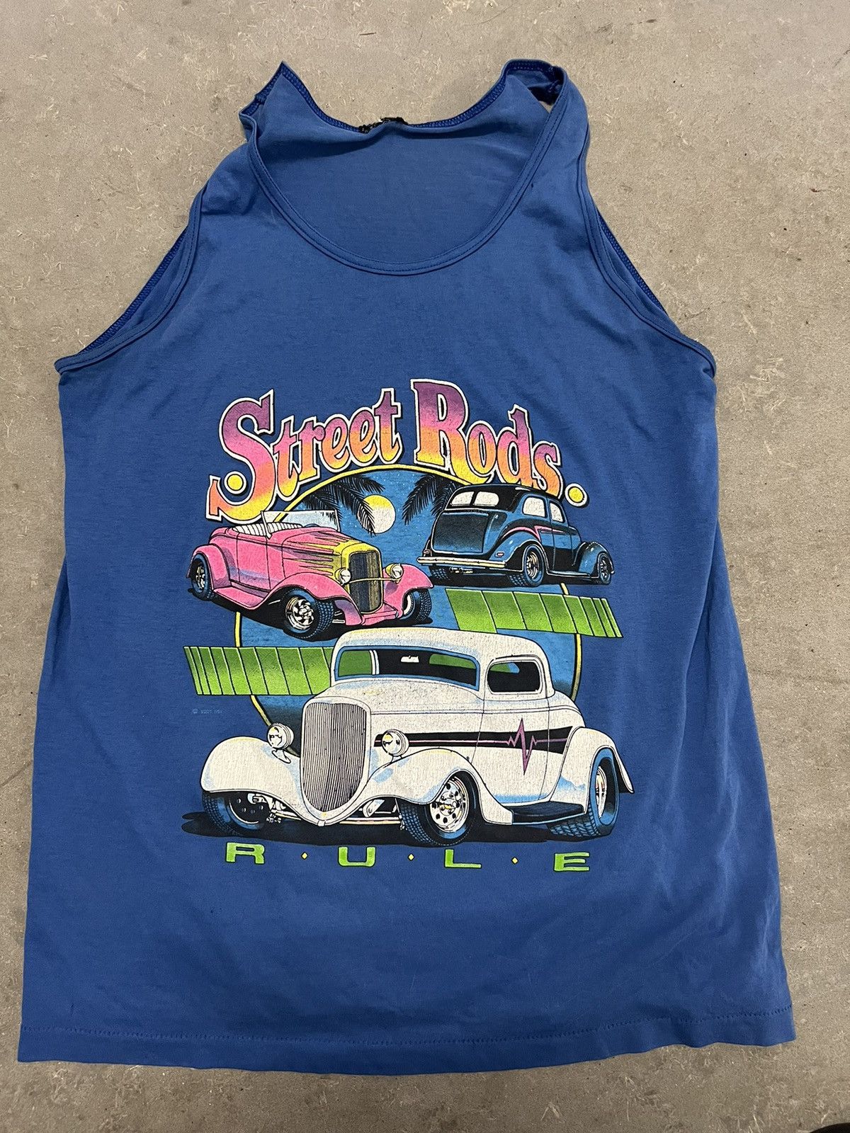 Vintage Street rods rule tank top Size US M / EU 48-50 / 2 - 1 Thumbnail