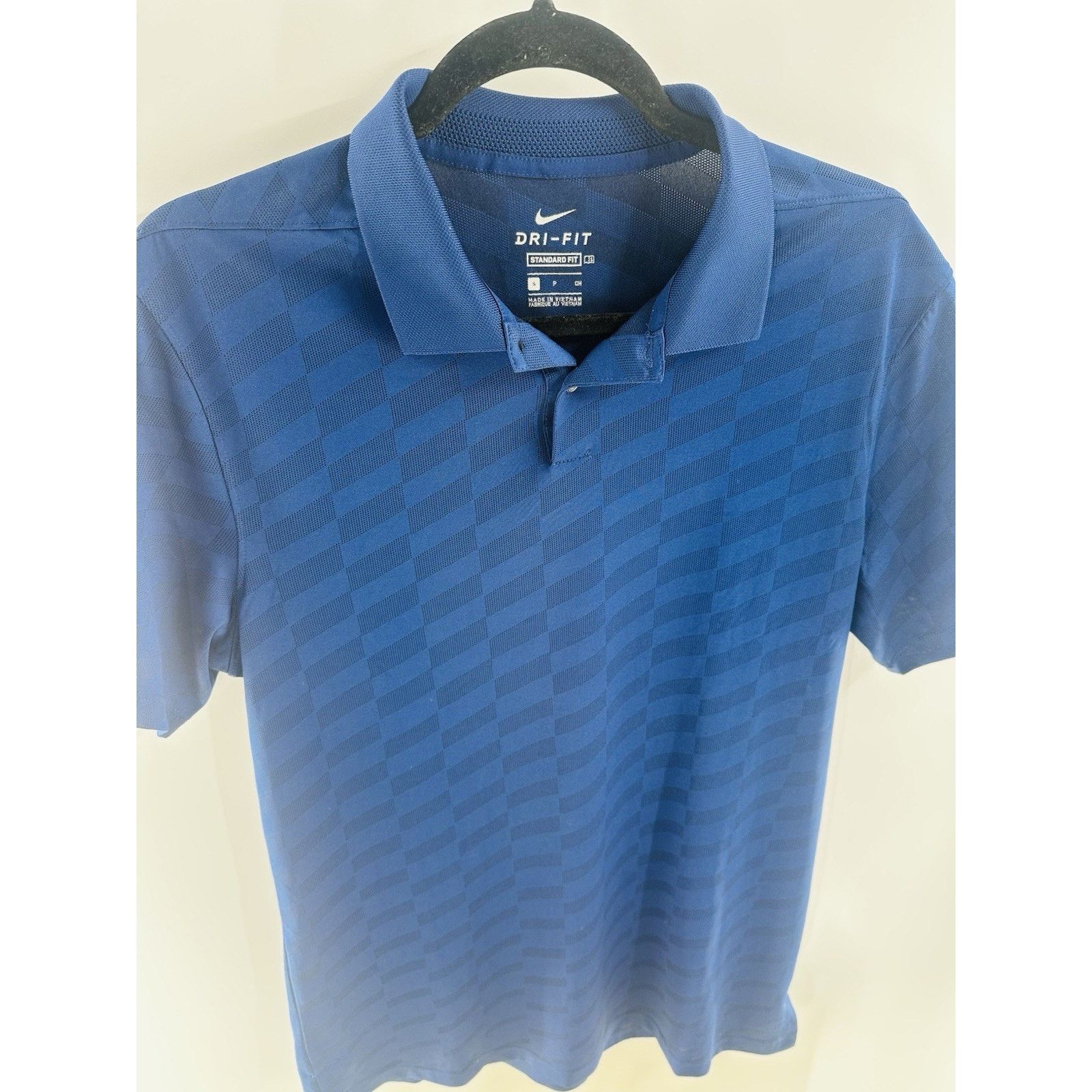 Nike Nike Mens Golf Dri-Fit Navy Blue Short Sleeve Polo Blue Size US S / EU 44-46 / 1 - 1 Thumbnail