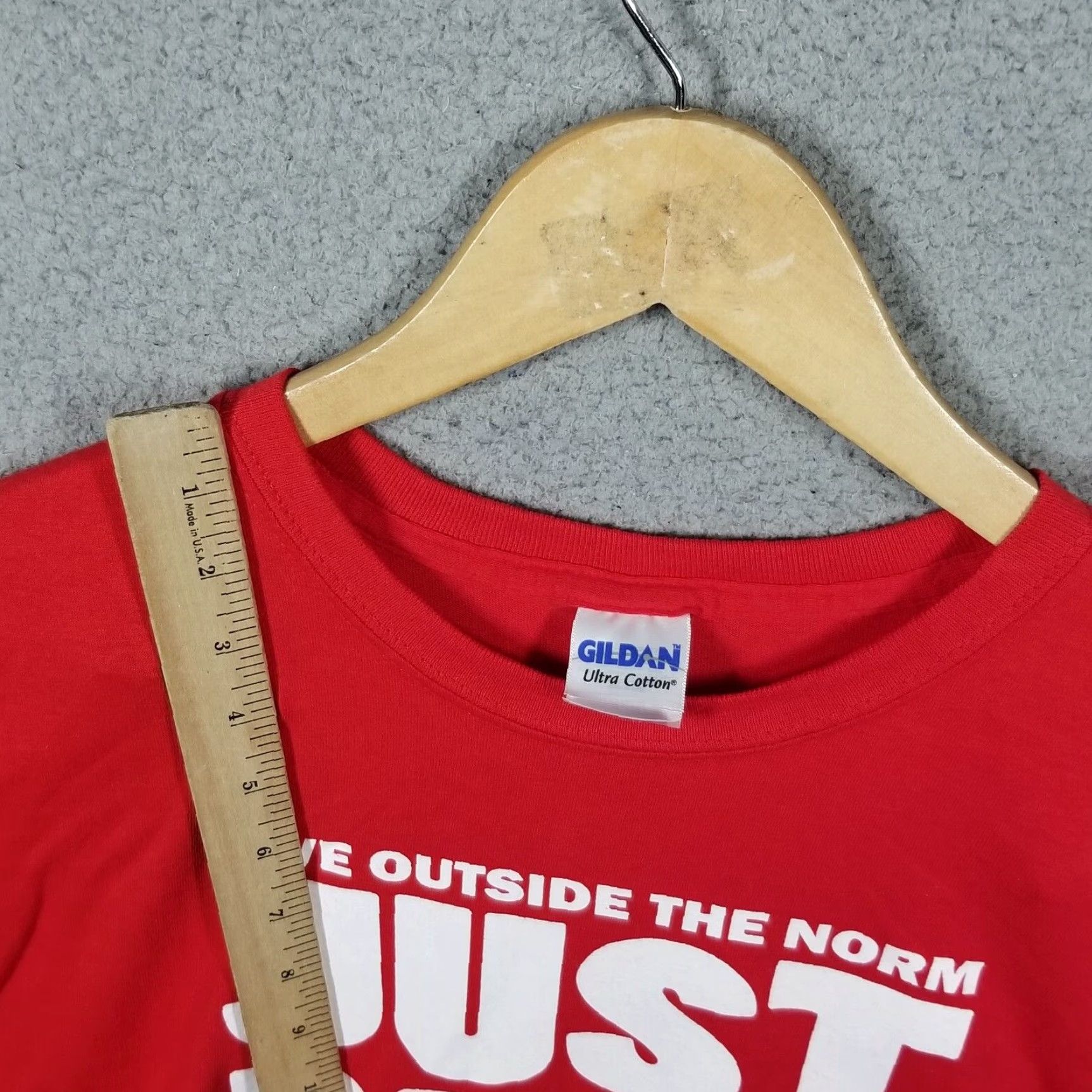 Just Don DARE T Shirt Men XL Red Drugs Alcohol And Violence - Double Sided Logo 2000s Hip Hop Classic Shirt Size US XL / EU 56 / 4 - 6 Thumbnail