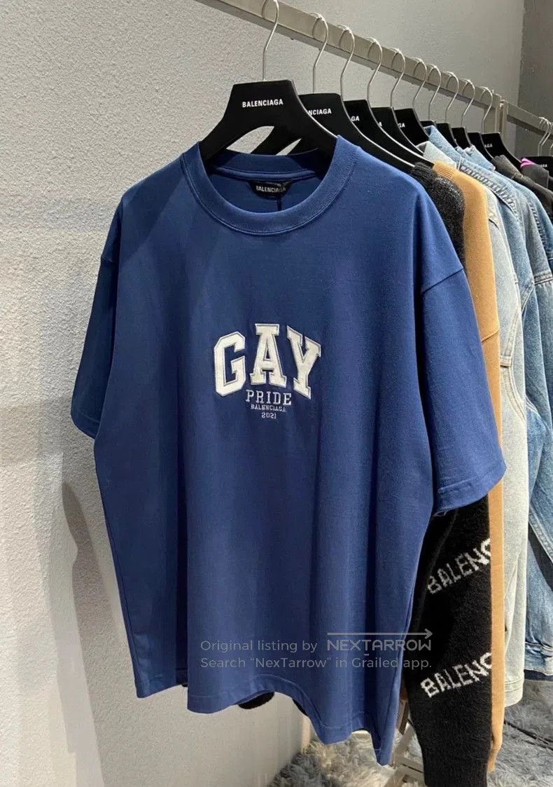 Balenciaga Balenciaga Logo Short Sleeve T. Size US XXS / EU 40 - 1 Thumbnail