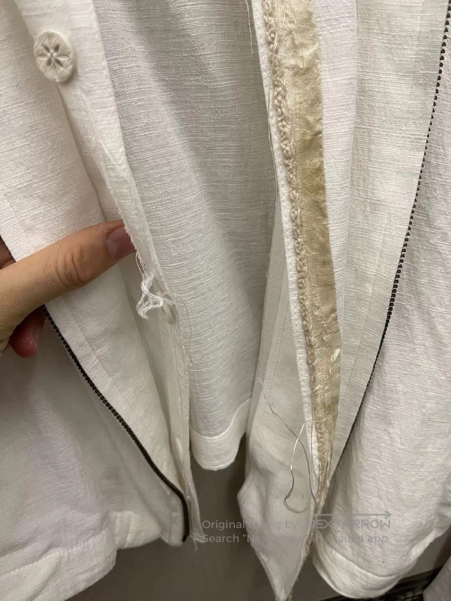 Hyein Seo hyein seo lightweight linen jacket with fringe. Size S / US 4 / IT 40 - 8 Thumbnail