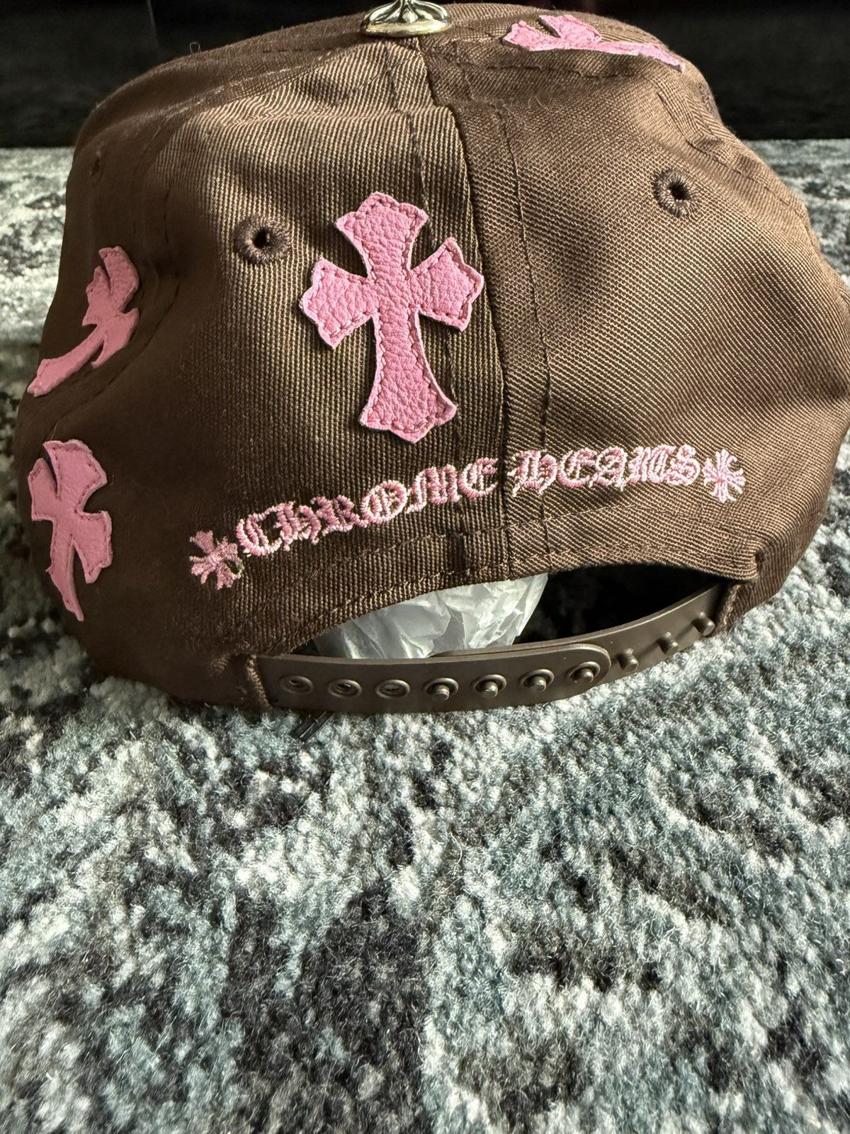 Chrome Hearts Chrome Hearts Cross Patch Hat Size ONE SIZE - 3 Thumbnail