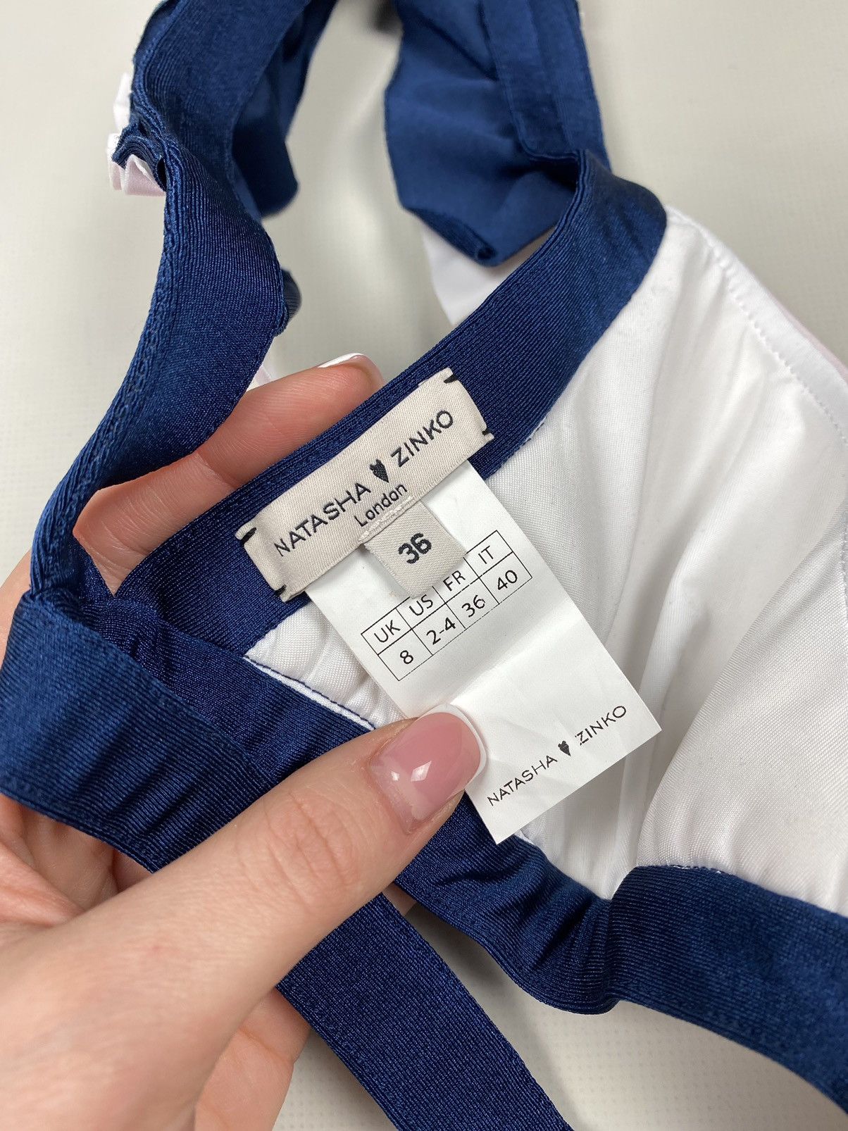 Designer × Natasha Zinko BNWT! Natasha Zinko neoprene bikini 2 piece swim suit Size XS / US 0-2 / IT 36-38 - 16 Thumbnail