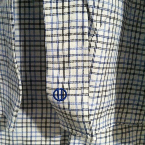 David Donahue DAVID DONAHUE MENS COTTON DRESS SHIRT SIZE: 16.5/34-35 Size US L / EU 52-54 / 3 - 5 Thumbnail