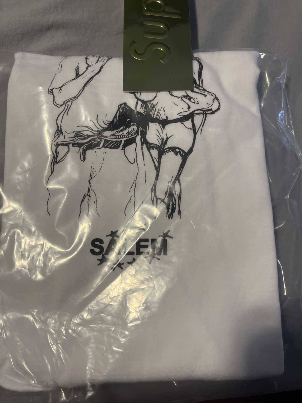 Supreme Supreme Salem White Tee Size US L / EU 52-54 / 3 - 1 Thumbnail