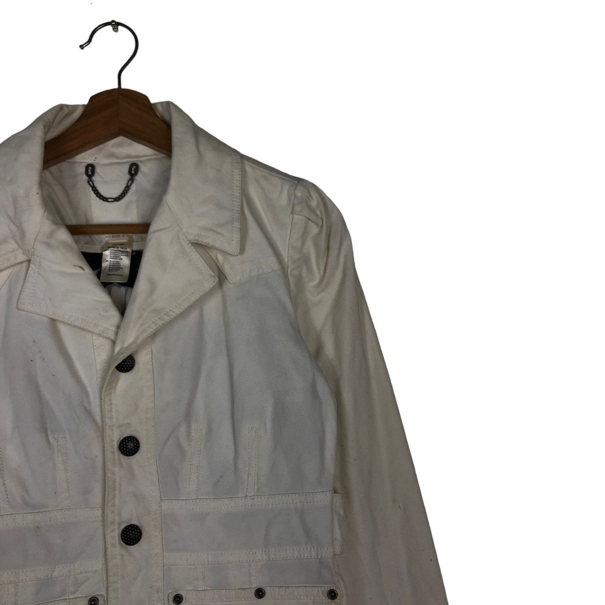 Diesel 🔥Vintage Cropped Biker Jacket Diesel Rare Lining Design Size US S / EU 44-46 / 1 - 6 Thumbnail