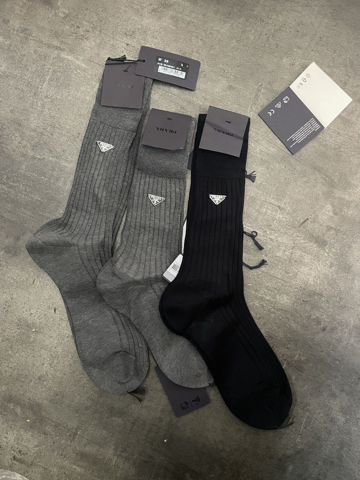 Prada mesh socks sale