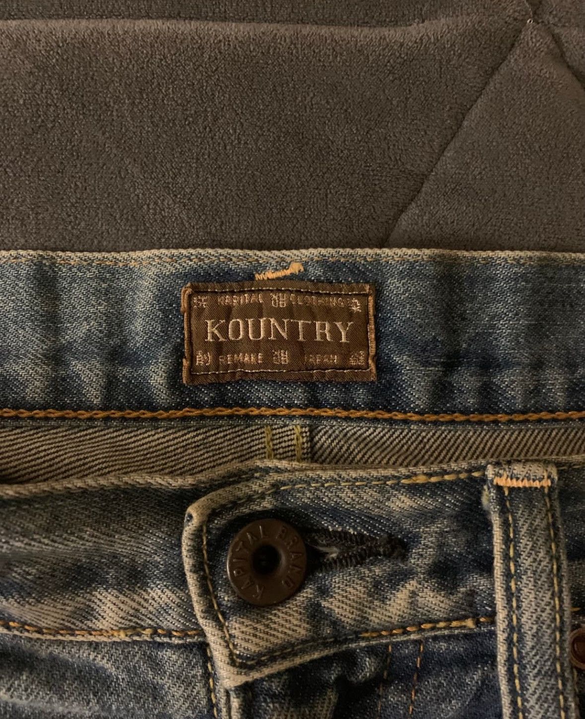 Kapital Kapital 5P Bone Denim Shorts Size US 34 / EU 50 - 3 Thumbnail