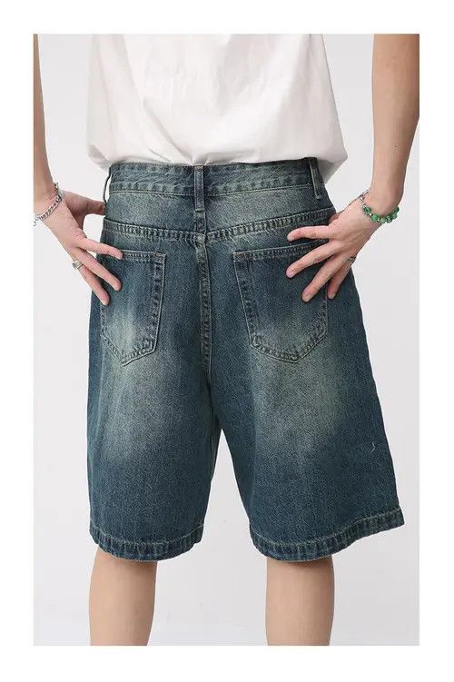 Other Japanese retro loose distressed denim shorts Size US 32 / EU 48 - 6 Thumbnail