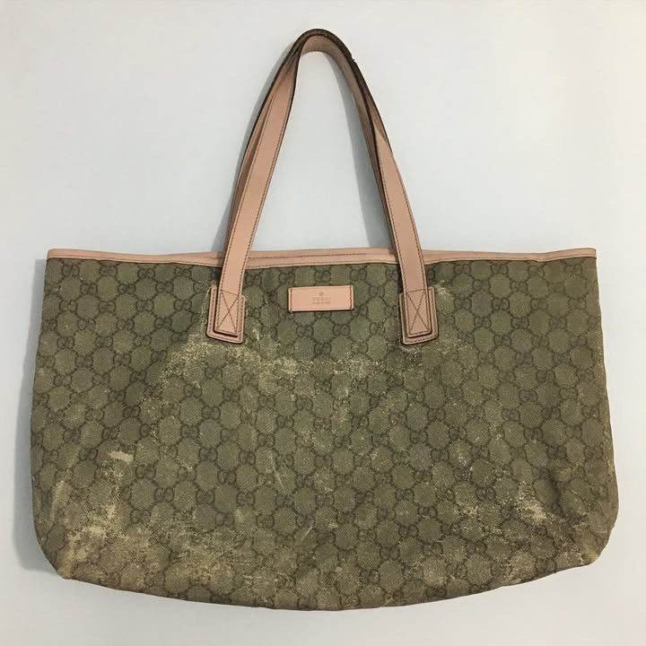 Gucci Gucci GG Supreme Canvas Leather Totebag Authentic Size ONE SIZE - 1 Thumbnail