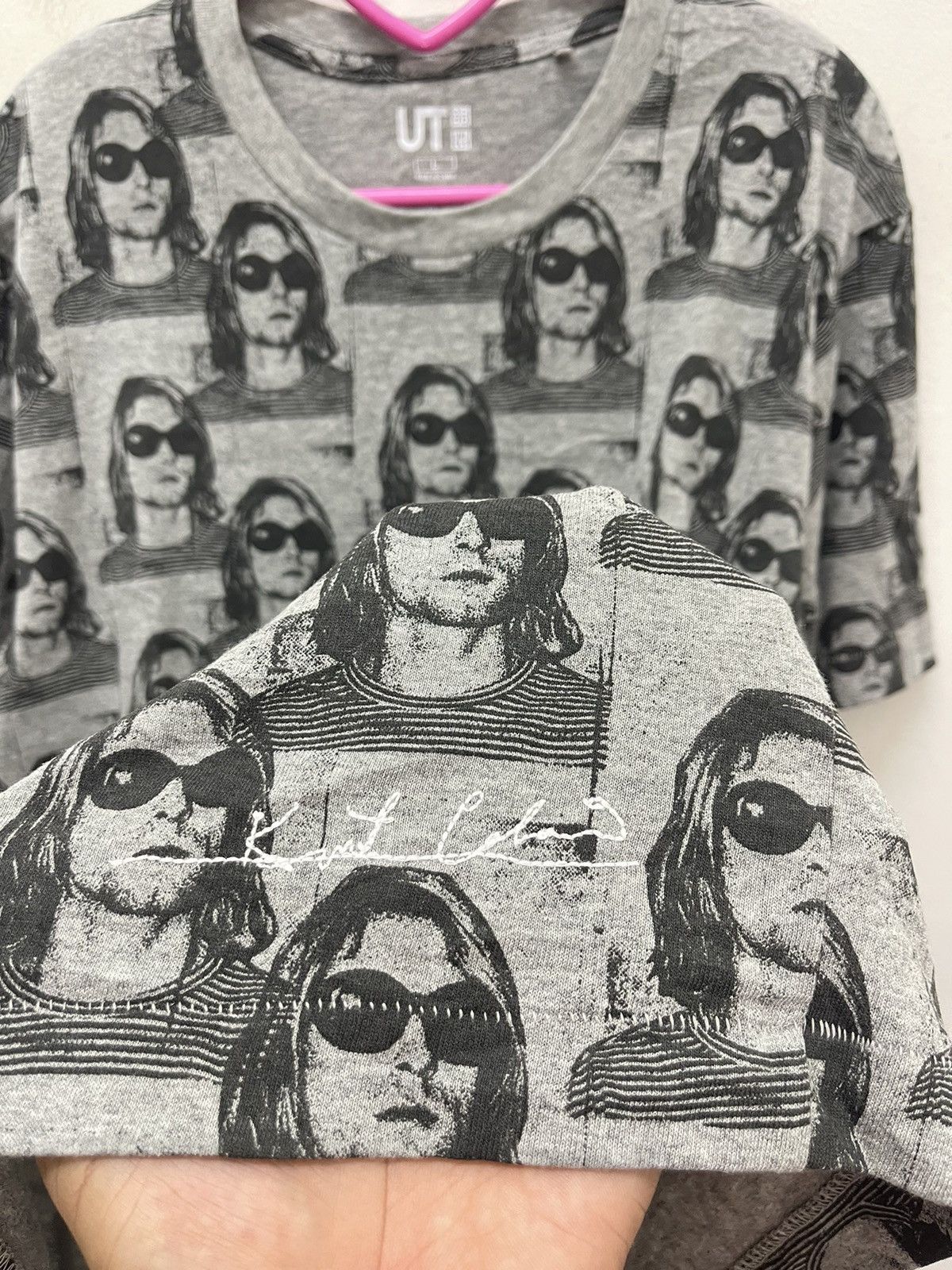 Nirvana Rare KURT COBAIN Nirvana Band Tee Collab Uniqlo Tee Size US L / EU 52-54 / 3 - 2 Thumbnail