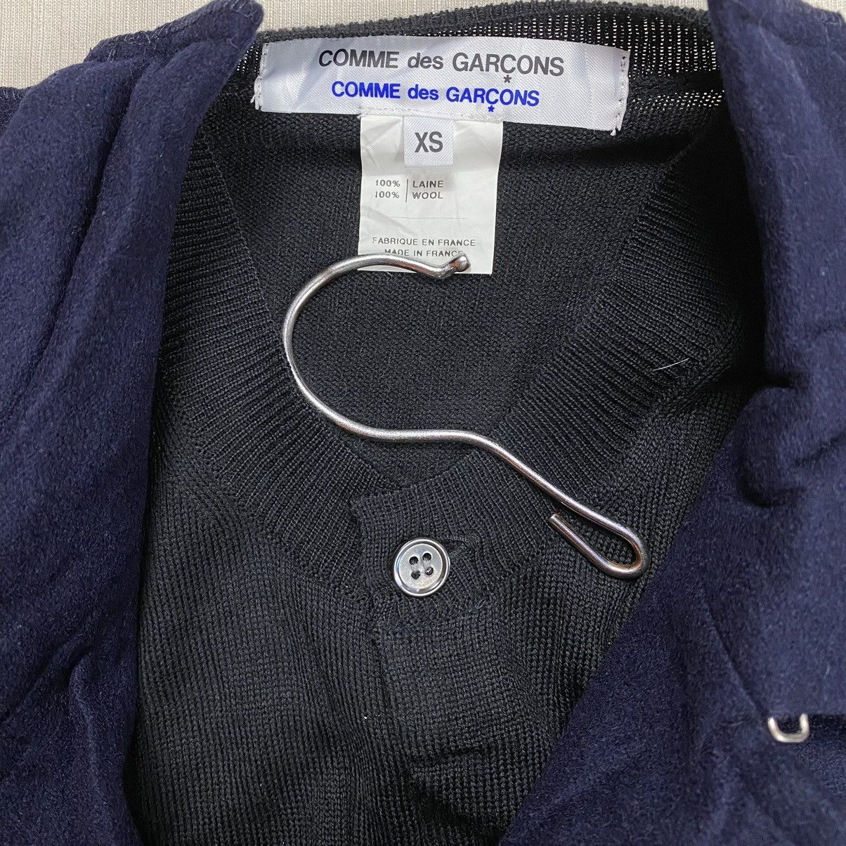 Comme des Garcons Comme des Garcons Hybrid Cardigan Bikers Jacket Size US XS / EU 42 / 0 - 7 Thumbnail