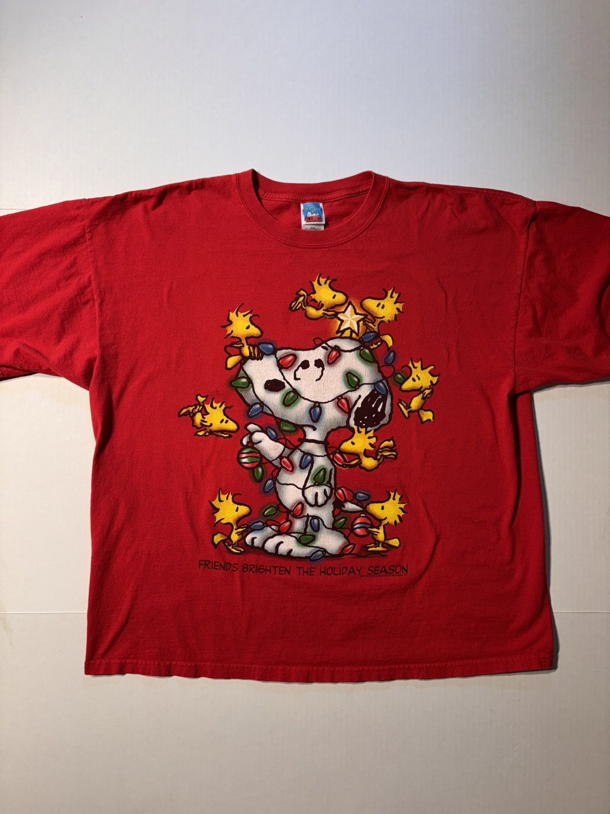 Peanuts Vtg Snoopy Peanuts Woodstock Cartoon Holiday Christmas 90’s Size US XXL / EU 58 / 5 - 1 Thumbnail