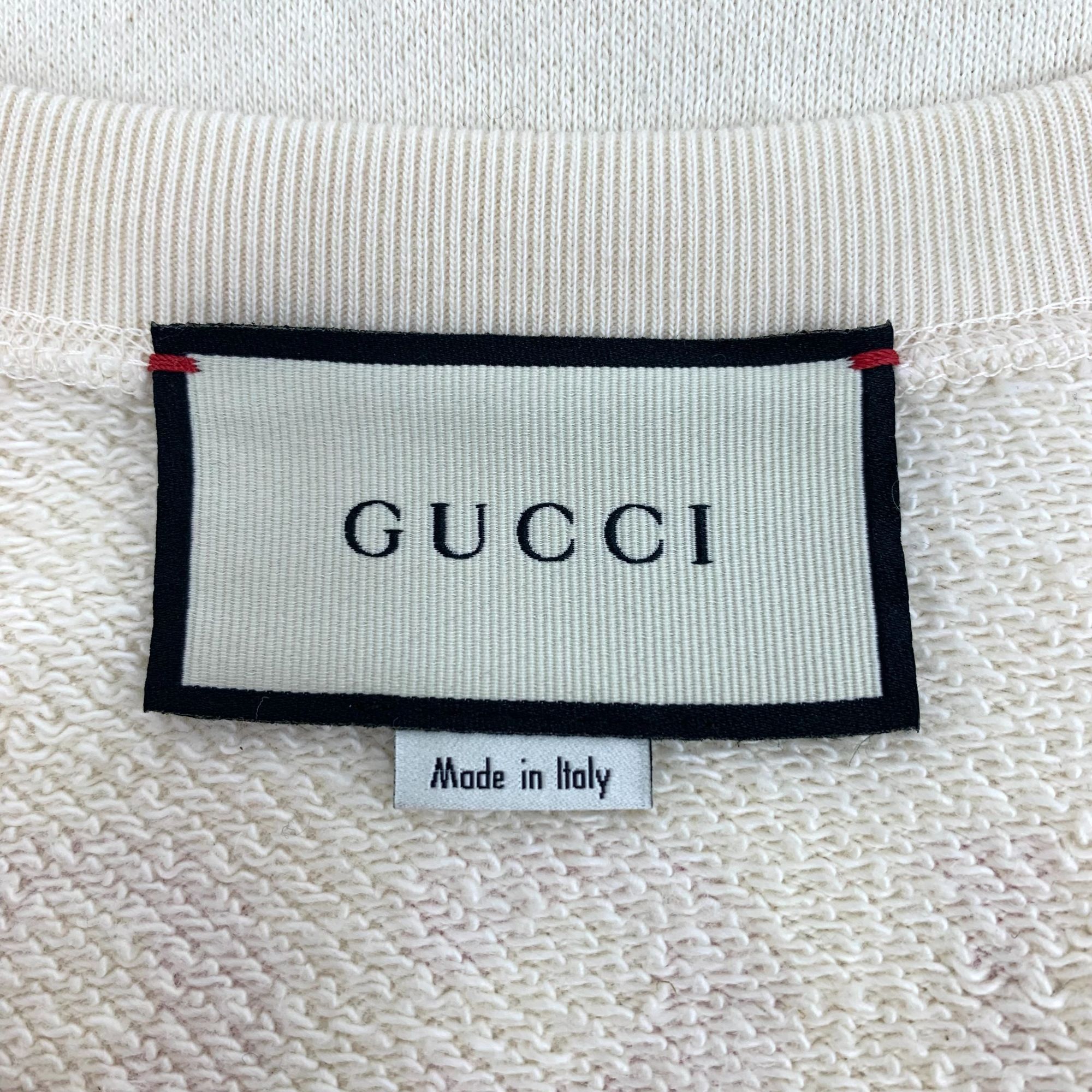 Gucci Gucci Beige Sailor Moon Comic Print Cotton Long-Sleeve Sweat Size S / US 4 / IT 40 - 2 Thumbnail