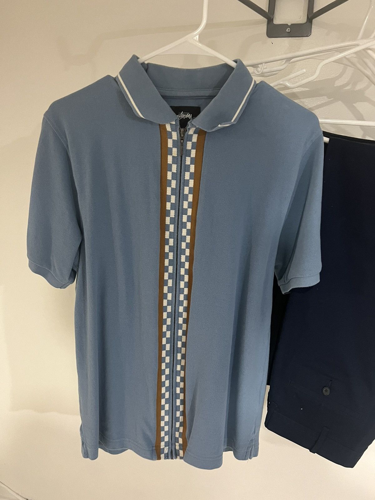 Stussy Stussy Zip-Up Polo | Grailed