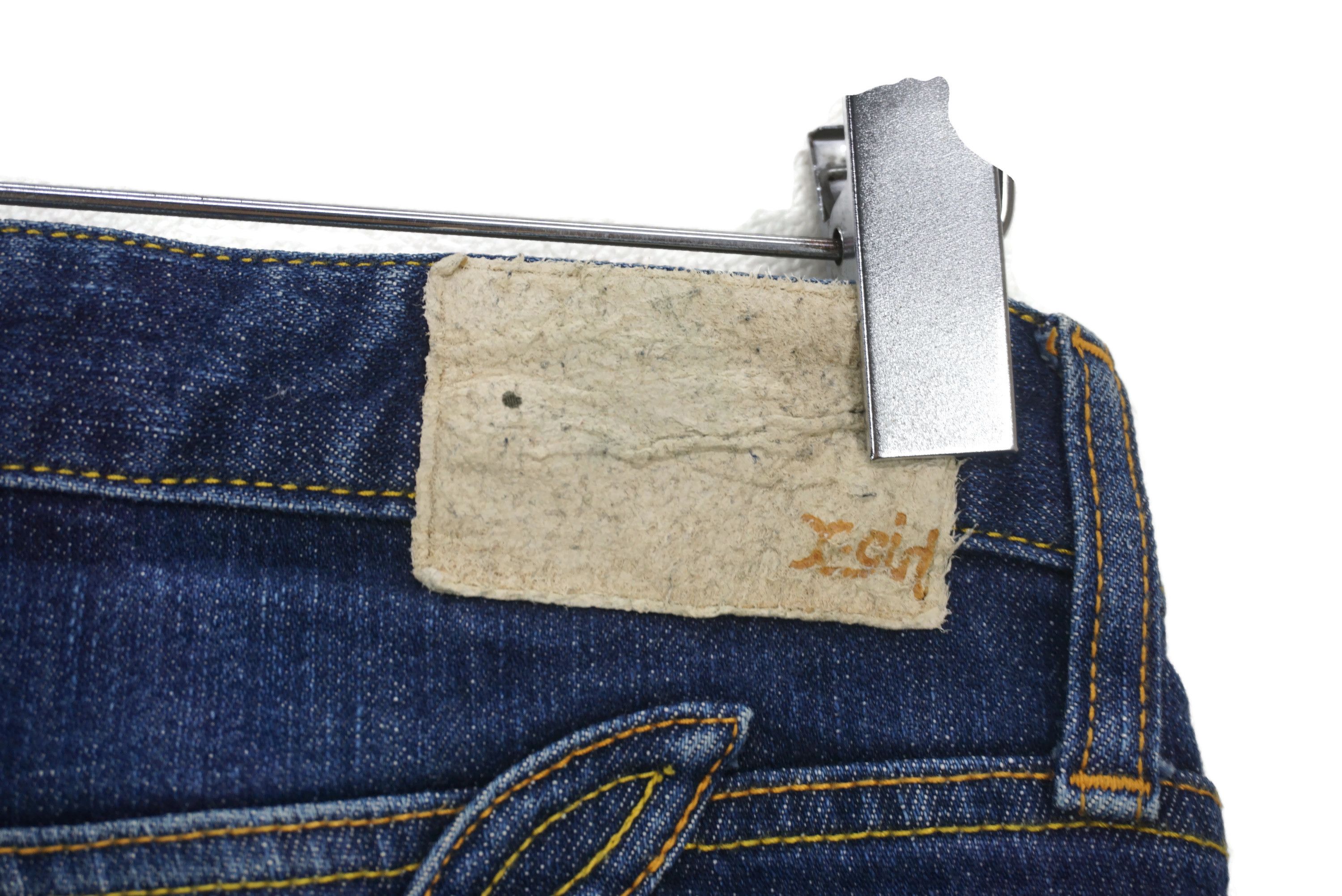 Japanese Brand X-Girl Jeans fits W30xL31 Made in Japan Skinny Apple Shaped Size 26" / US 2 / IT 38 - 11 Thumbnail