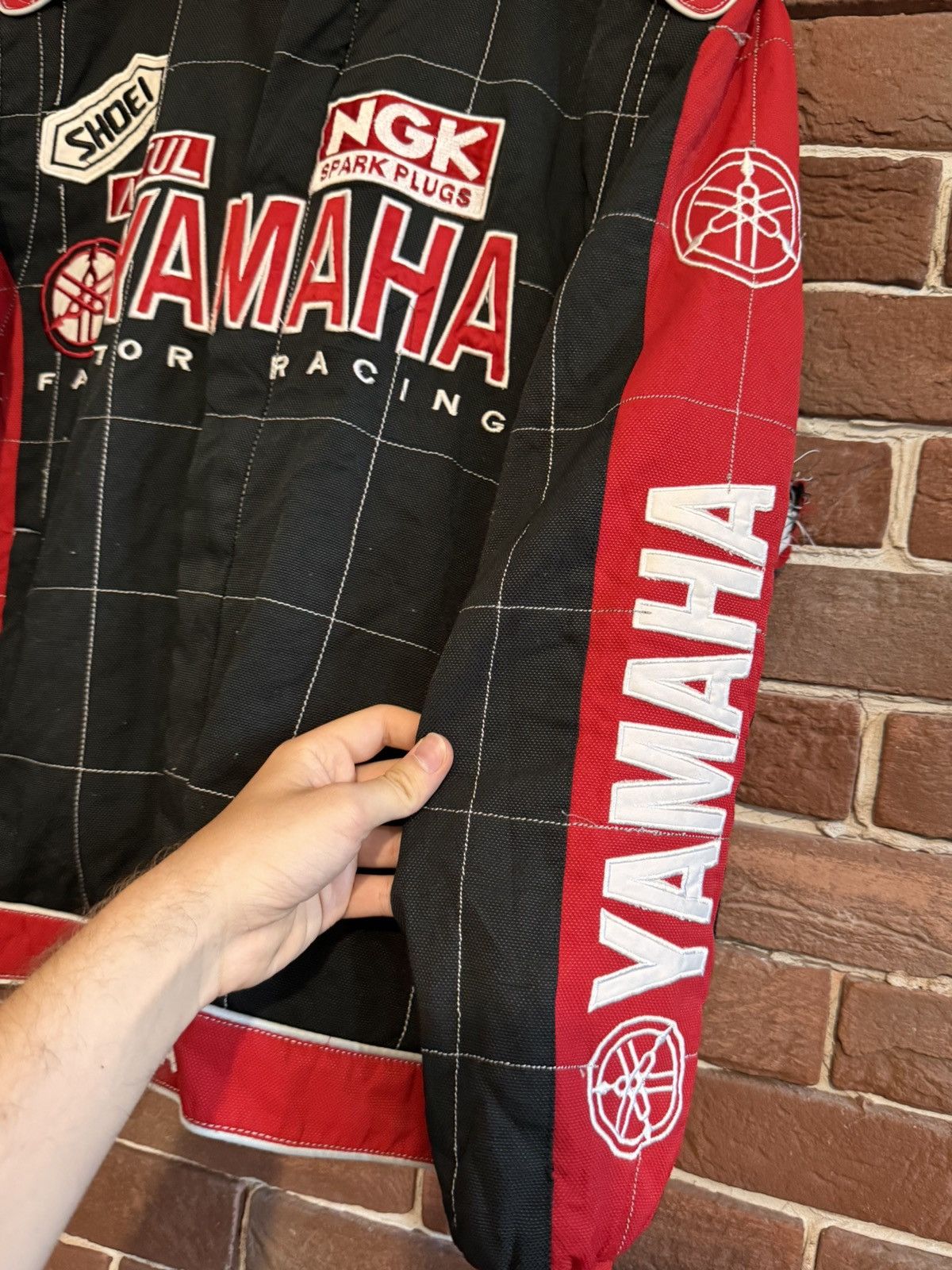 Vintage Vintage Yamaha Racing Bomber Jacket Hype Streetwear Black M Size US M / EU 48-50 / 2 - 11 Thumbnail