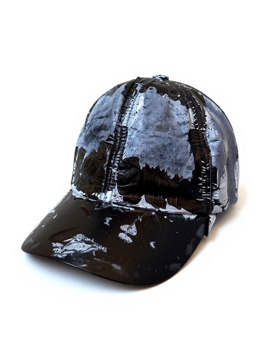 Vintage ASTROBOI* Black Nylon Painted Hat Size ONE SIZE - 1 Thumbnail