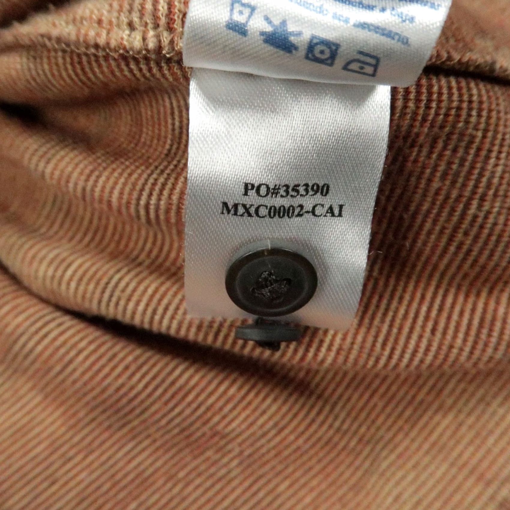 Faherty Faherty Shirt Mens S Brown Plaid Long Sleeve Button-Up Stretch Flannel 40 in Chest Size US S / EU 44-46 / 1 - 5 Thumbnail