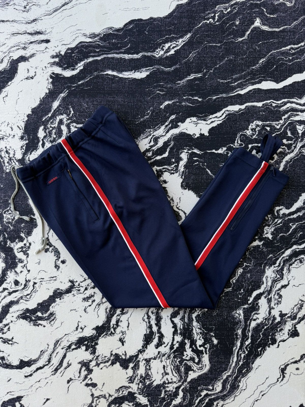 Adidas × Japanese Brand × Vintage Vintage adidas w.germany trackpants navy Size US 30 / EU 46 - 1 Thumbnail