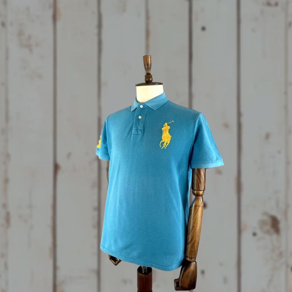 Polo Ralph Lauren Polo By Ralph Lauren Shirt Size XL Blue Cotton Embroidered Button Mens Polo Size US XL / EU 56 / 4 - 1 Thumbnail