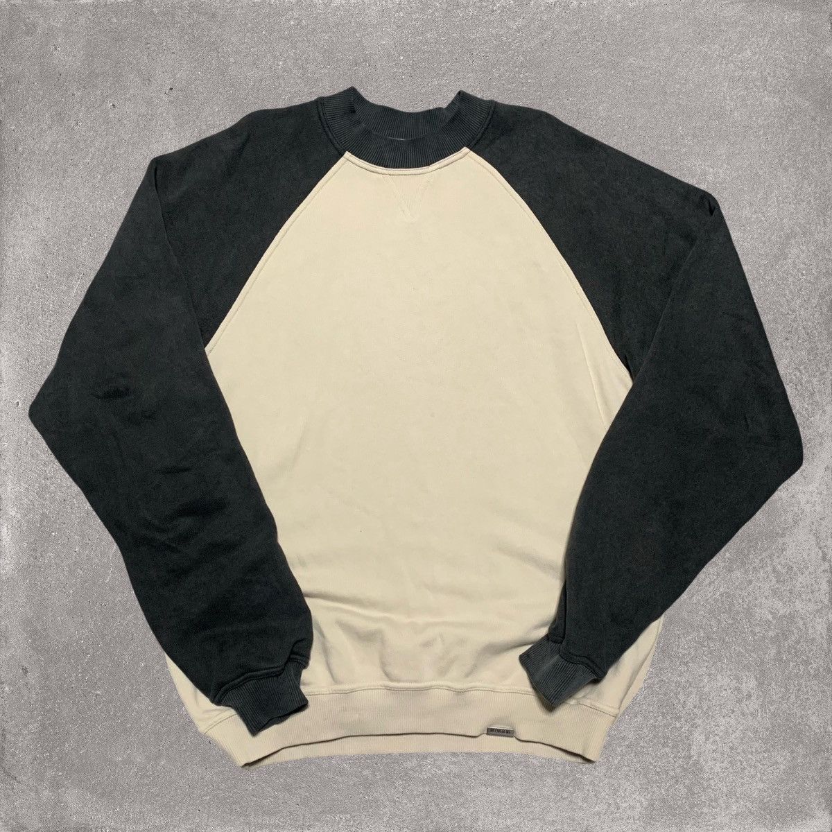 image of Represent Clo Represent Medium Blanks Raglan Vintage White Sweatshirt, Men's