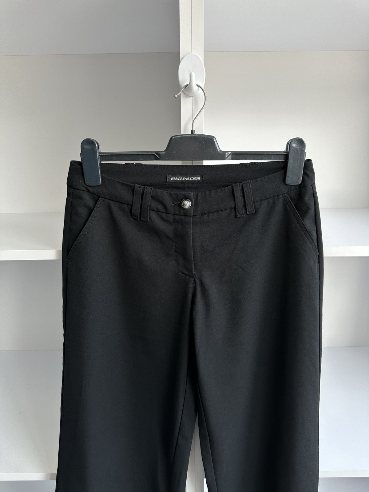 Versace × Versace Jeans Couture × Vintage Vintage Versace Jeans Couture Flared Straight Woman Pants Size 28" / US 6 / IT 42 - 4 Thumbnail