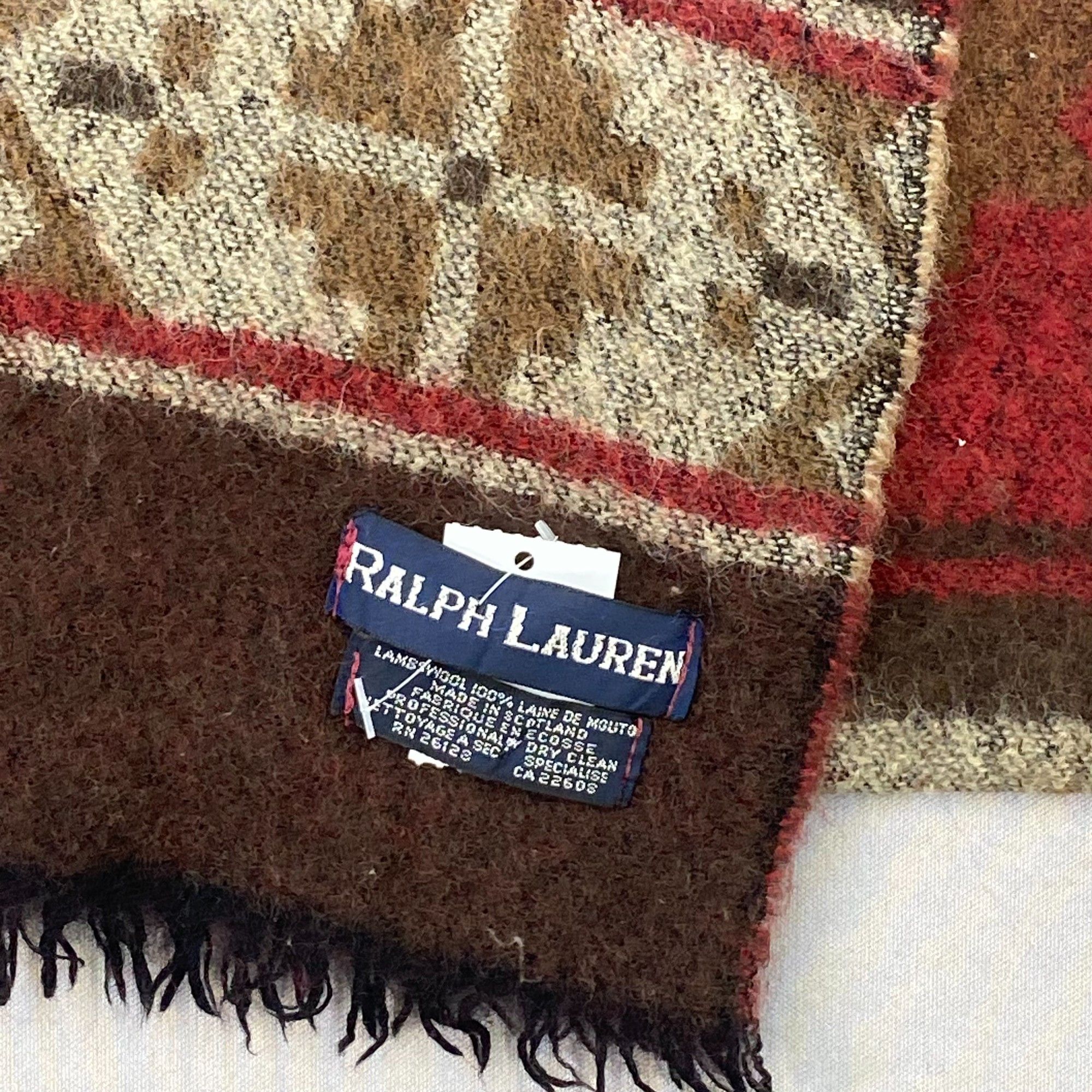 Ralph Lauren Vintage Ralph Lauren Scarf Muffler Wool Aztec Navajo Size ONE SIZE - 4 Thumbnail