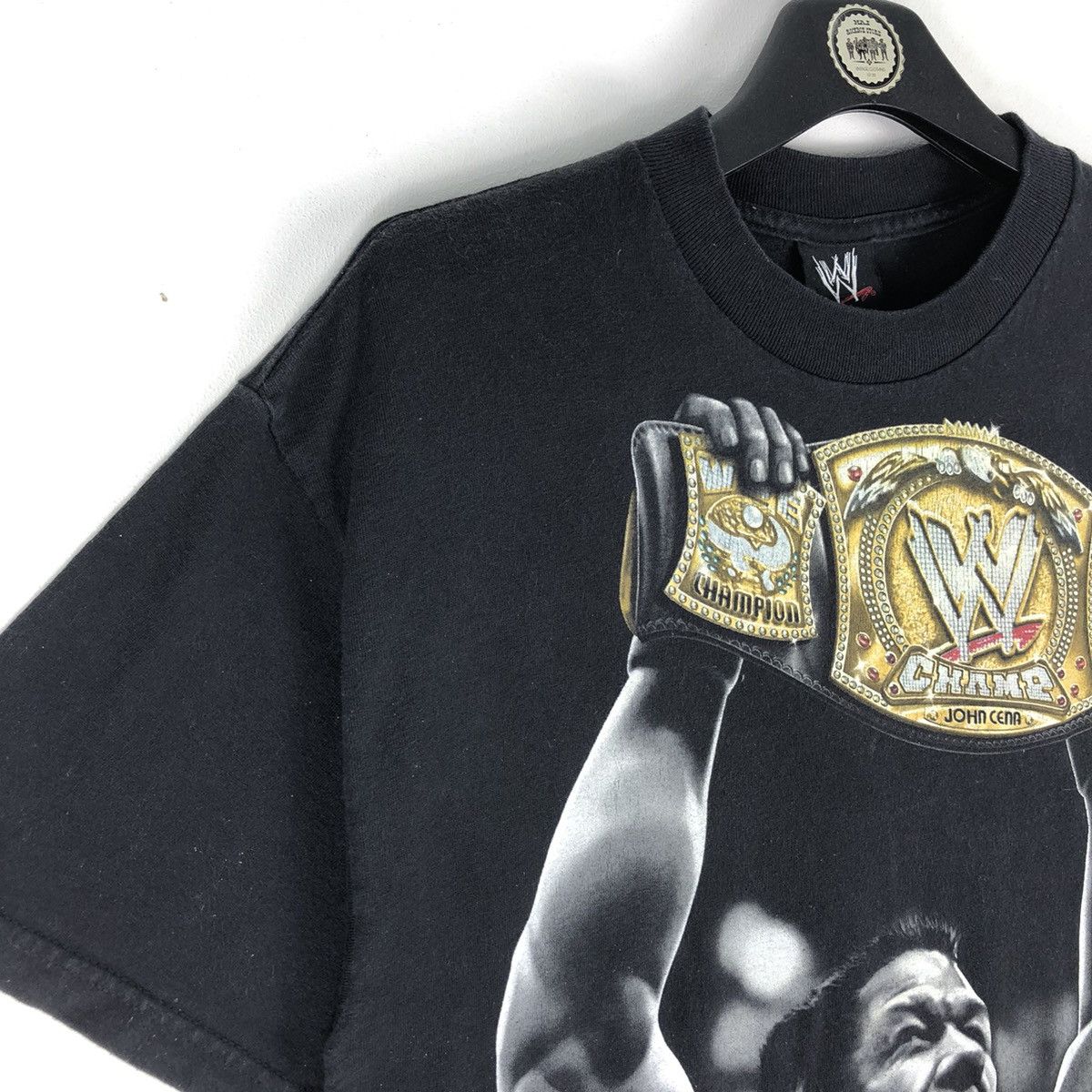 WWE Vintage Y2K Tshirt 2007 WWE John Cena Champion Tee Size US M / EU 48-50 / 2 - 2 Thumbnail