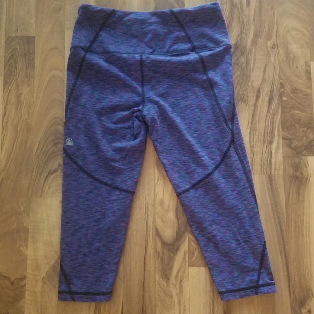 Designer Victoria's Secret Sport Cropped Leggings Size S Size 28" / US 6 / IT 42 - 4 Thumbnail