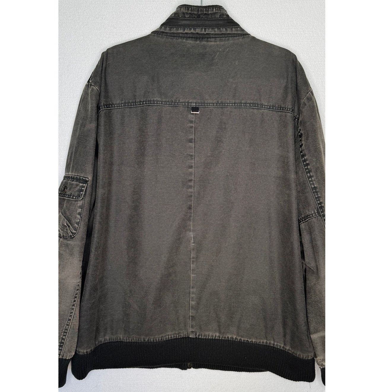 Rocawear Y2K Rocawear R Plus Gray Utility Bomber Jacket Tagged 3XL Size US XXL / EU 58 / 5 - 11 Thumbnail